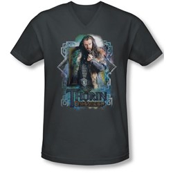 The Hobbit - Mens Thorin Oakenshield V-Neck T-Shirt