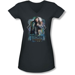 The Hobbit - Juniors Thorin Oakenshield V-Neck T-Shirt