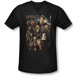 The Hobbit - Mens Somber Company V-Neck T-Shirt