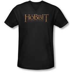 The Hobbit - Mens Logo V-Neck T-Shirt