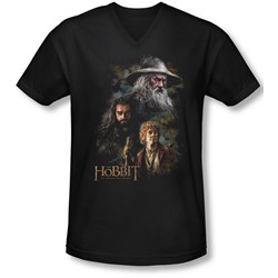 The Hobbit - Mens Painting V-Neck T-Shirt