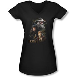 The Hobbit - Juniors Painting V-Neck T-Shirt