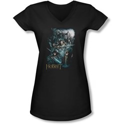 The Hobbit - Juniors Epic Adventure V-Neck T-Shirt