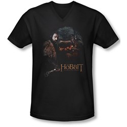 The Hobbit - Mens Cauldron V-Neck T-Shirt
