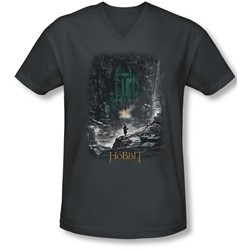 Hobbit - Mens Second Thoughts V-Neck T-Shirt