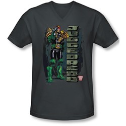 Judge Dredd - Mens Blam V-Neck T-Shirt