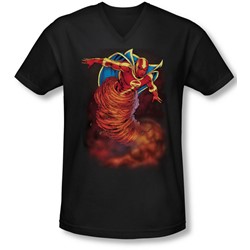 Jla - Mens Tornado Cloud V-Neck T-Shirt