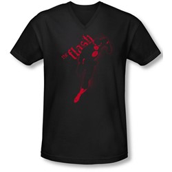 Jla - Mens Flash Darkness V-Neck T-Shirt