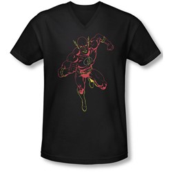 Jla - Mens Neon Flash V-Neck T-Shirt