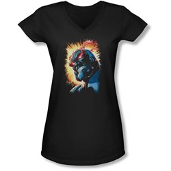 Jla - Juniors Darkseid Is V-Neck T-Shirt