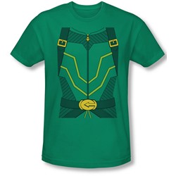 Jla - Mens Arrow Costume Slim Fit T-Shirt