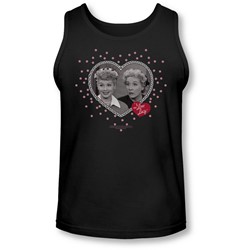 Lucy - Mens Hearts And Dots Tank-Top