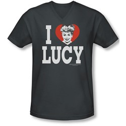 Lucy - Mens I Love Lucy V-Neck T-Shirt