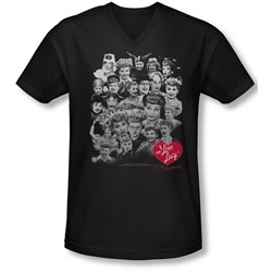 Lucy - Mens 60 Years Of Fun V-Neck T-Shirt