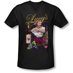Lucy - Mens Bitter Grapes V-Neck T-Shirt