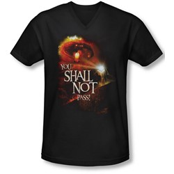 Lor - Mens You Shall Not Pass V-Neck T-Shirt