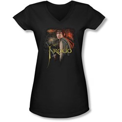 Lor - Juniors Frodo V-Neck T-Shirt
