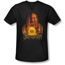 Lor - Mens Saruman V-Neck T-Shirt