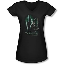 Lor - Juniors Witch King V-Neck T-Shirt