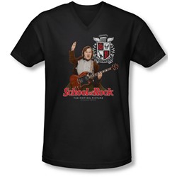 School Of Rock - Mens The Teacher Is In V-Neck T-Shirt