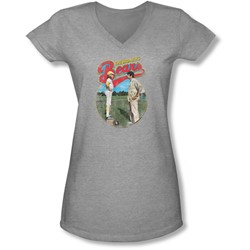 Bad News Bears - Juniors Vintage V-Neck T-Shirt