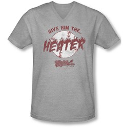 Major League - Mens The Heater V-Neck T-Shirt