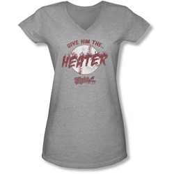 Major League - Juniors The Heater V-Neck T-Shirt