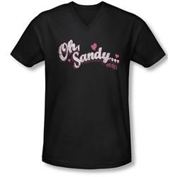 Grease - Mens Oh Sandy V-Neck T-Shirt