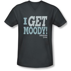 Californication - Mens I Get Moody V-Neck T-Shirt