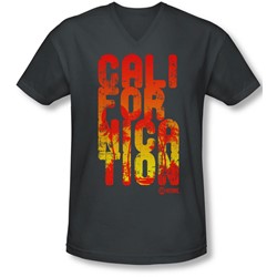 Californication - Mens Cali Type V-Neck T-Shirt