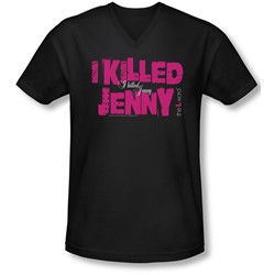 The L Word - Mens I Killed Jenny V-Neck T-Shirt