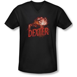 Dexter - Mens Drawing V-Neck T-Shirt