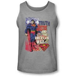 Superman - Mens Truth Justice Tank-Top