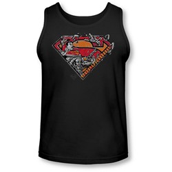 Superman - Mens Breaking Chain Logo Tank-Top