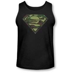 Superman - Mens Camo Logo Tank-Top