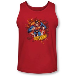 Superman - Mens Sorry About The Wall Tank-Top