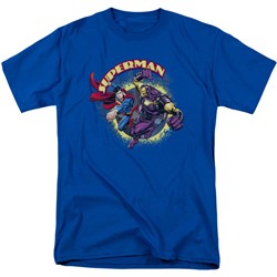 Superman - Mens Superman Vs Mongol T-Shirt