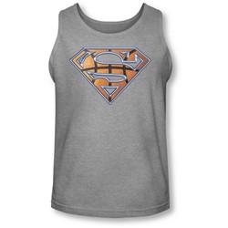 Superman - Mens Basketball Shield Tank-Top