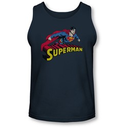 Superman - Mens Flying Over Tank-Top