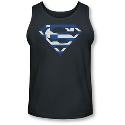Superman - Mens Greek Shield Tank-Top