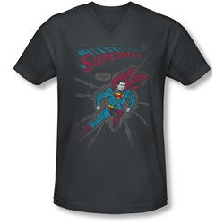 Superman - Mens It Tickles V-Neck T-Shirt