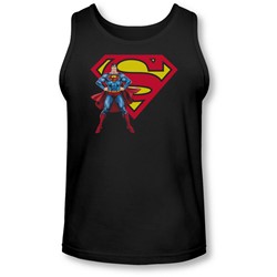 Superman - Mens Superman & Logo Tank-Top