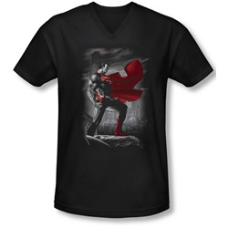 Superman - Mens Metropolis Guardian V-Neck T-Shirt
