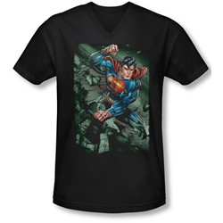 Superman - Mens Indestructible V-Neck T-Shirt