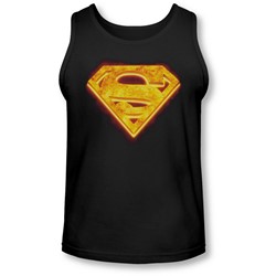 Superman - Mens Hot Steel Shield Tank-Top