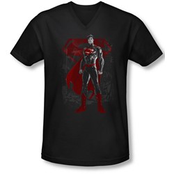 Superman - Mens Aftermath V-Neck T-Shirt