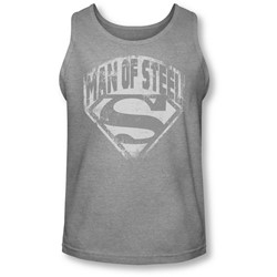 Superman - Mens Man Of Steel Shield Tank-Top