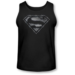 Superman - Mens Barbed Wire Tank-Top