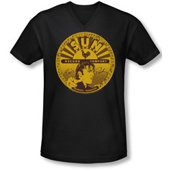 Sun - Mens Elvis Full Sun Label V-Neck T-Shirt
