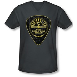 Sun - Mens Guitar Pick V-Neck T-Shirt